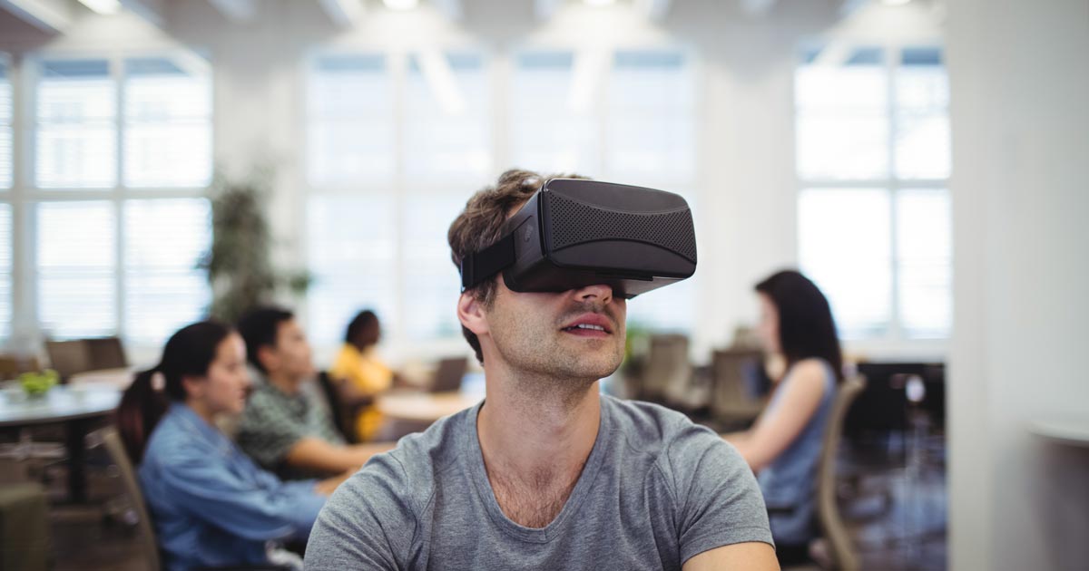 virtual reality user